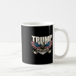 Trump-Fahne 2024 nimmt Amerika für männliche Fraue Kaffeetasse