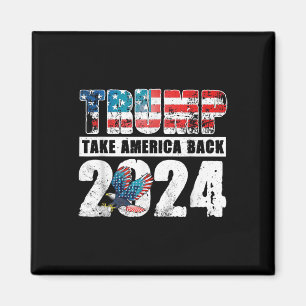 Trump-Fahne 2024 rückt Amerika am 4. Juli zurück Magnet