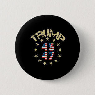 Trump-Fahne 2025 nimmt Amerika die Trump-Fahne 45 Button