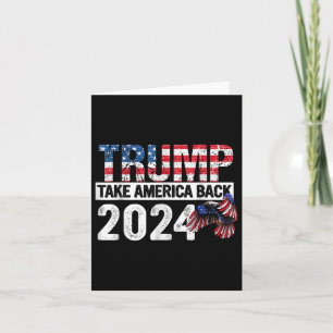 Trump-Fahne von 2024 rückt Amerika am 4. Juli zurü Karte