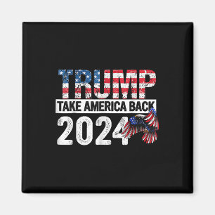 Trump-Fahne von 2024 rückt Amerika am 4. Juli zurü Magnet