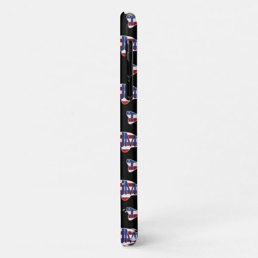 TRUMP Fahnen mit Blasen Case-Mate iPhone Hülle (Hinten/Links)