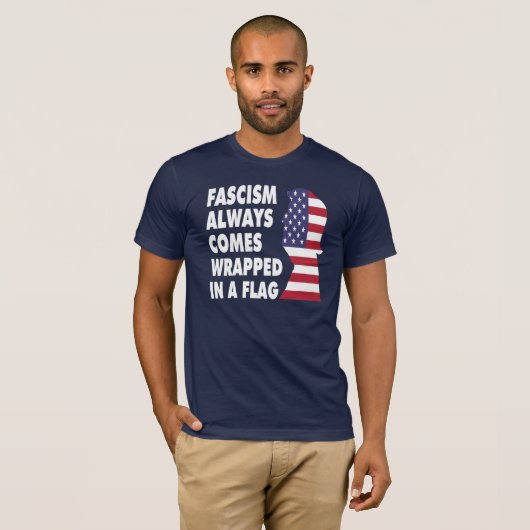 TRUMP FASCISM-T - Shirt (Vorne ganz)