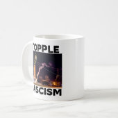 TRUMP "FASCISMUS STURZ" KAFFEETASSE (Vorderseite Links)