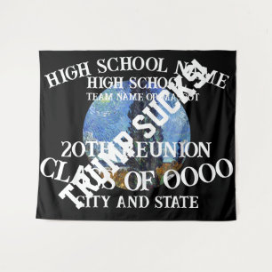 Trump-Feier Abschlussklasse Ruhestands-Kreuzfahrt Wandteppich