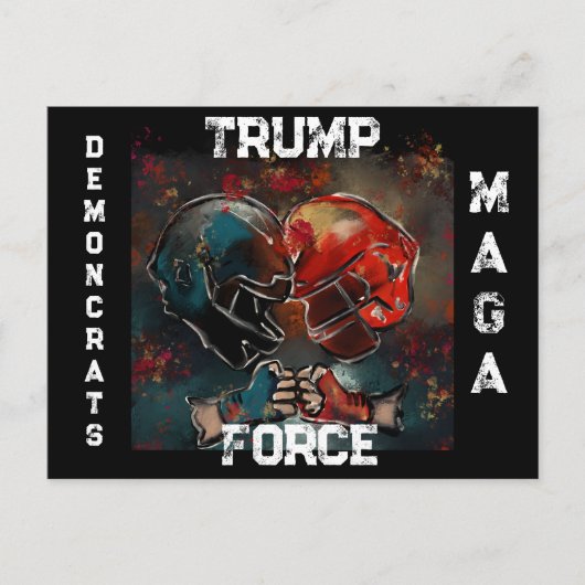 TRUMP FEIERTAGSPOSTKARTE (Vorderseite)