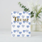 TRUMP FEIERTAGSPOSTKARTE (Stehend Vorderseite)