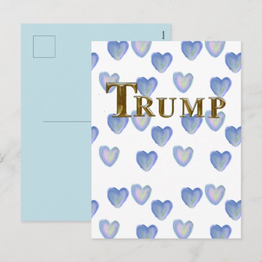 TRUMP FEIERTAGSPOSTKARTE (Vorne/Hinten)