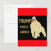 TRUMP FEIERTAGSPOSTKARTE (Vorne/Hinten)
