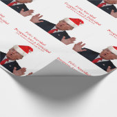 Trump. Feliz Navidad, Mexiko wird dafür bezahlen! Geschenkpapier (Ecke)