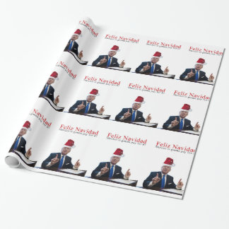 Trump. Feliz Navidad, Mexiko wird dafür bezahlen! Geschenkpapier