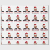 Trump. Feliz Navidad, Mexiko wird dafür bezahlen! Geschenkpapier (Flach)