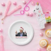 Trump. Feliz Navidad, Mexiko wird dafür bezahlen! Pappteller (Party)