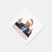 Trump. Feliz Navidad, Mexiko wird dafür bezahlen! Serviette (Ecke)