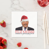 Trump. Feliz Navidad, Mexiko wird dafür bezahlen! Serviette (Beispiel)