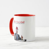Trump. Feliz Navidad, Mexiko wird dafür bezahlen! Tasse (Vorderseite Links)
