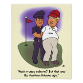 Trump Felonies Glossy Poster (Vorderseite)