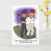 Trump Felonies Grußkarte Karte (Gelbe Blume)