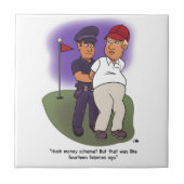 Trump Felonies Keramik Tile Fliese (Vorderseite)