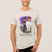 Trump Felonies Men's Oatmehl Tri-Blend Shirt (Vorderseite)