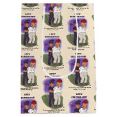 Trump Felonies Mittlere Geschenktüte (Rückseite)