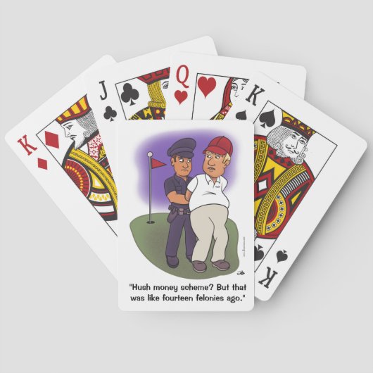 Trump Felonies spielen Karten Spielkarten (Rückseite)