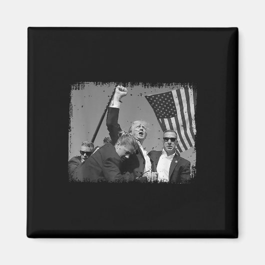 Trump Fist Pump 4 Magnet (Vorne)