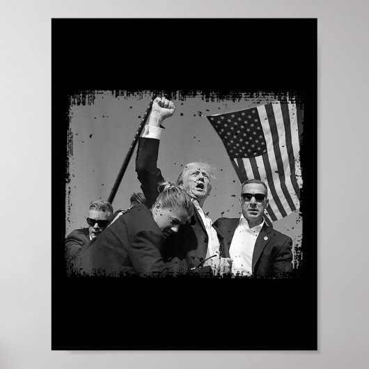 Trump Fist Pump 4 Poster (Vorne)