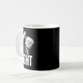 Trump-Fist Pump Donald Trump schießt Kaffeetasse (Vorderseite Links)