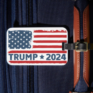 Trump Flag Amerika Gepäckanhänger