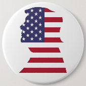 Trump Flag Button (Vorderseite)