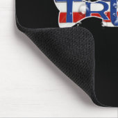Trump Flag Fisch in Blasen Mousepad (Ecke)