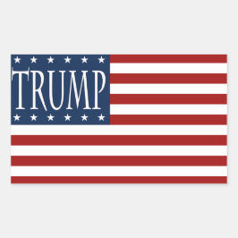 TRUMP FLAG STICKER