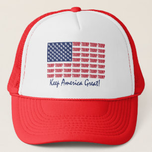 TRUMP-FLAG TRUCKERKAPPE