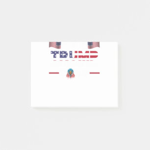 Trump-Flagge 2024 bringt Amerika zurück zu Frauen Post-it Klebezettel