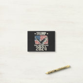 Trump-Flagge von 2024 nimmt Amerika zurück - Fraue Post-it Klebezettel (Auf Schreibtisch)