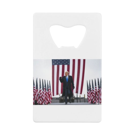 Trump-Flags Geldbeutel Flaschenöffner (Vorderseite)