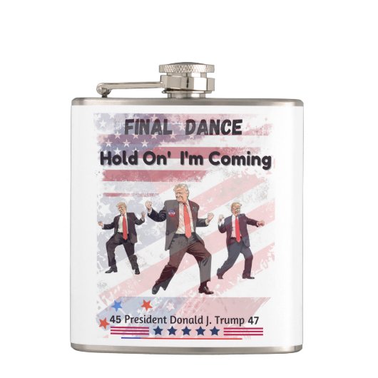Trump Flask Flachmann (Vorderseite)