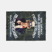 Trump Fleecedecke (Vorderseite (Horizontal))