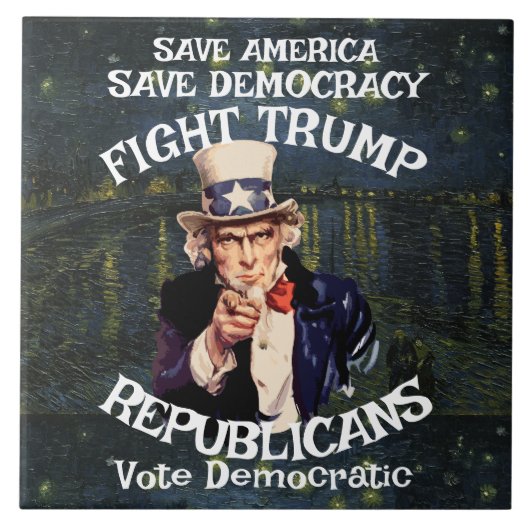 Trump Fliese (Vorderseite)