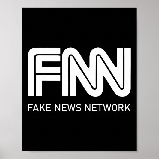 Trump Fnn Fake News Network  Poster (Vorne)