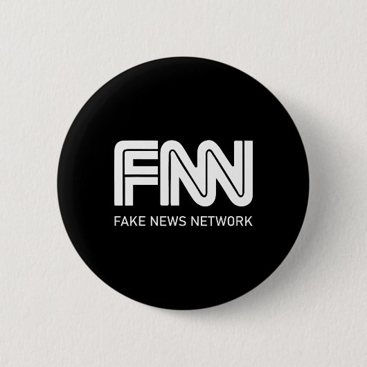 Trump Fnn Falschnachrichten-Netzwerk Button (Vorderseite)