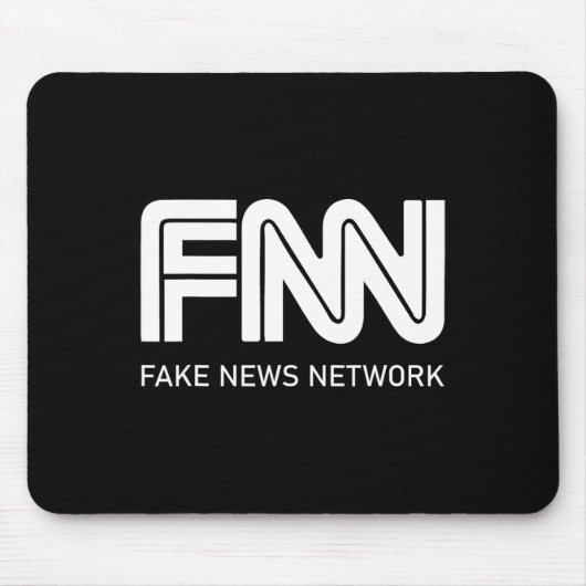 Trump Fnn Falschnachrichten-Netzwerk Mousepad (Vorne)