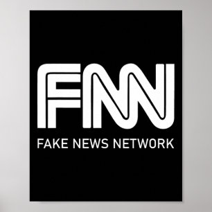 Trump Fnn Falschnachrichten-Netzwerk Poster