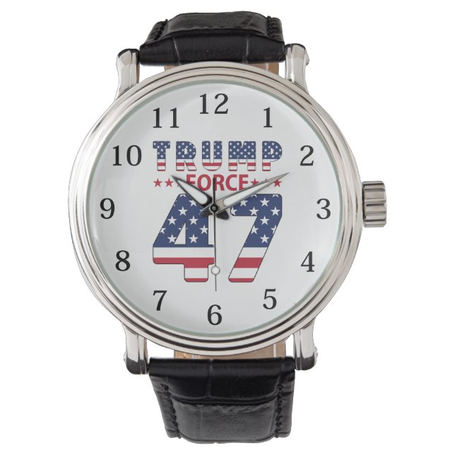 Trump Force 47 Armbanduhr (Vorderseite)