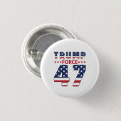 Trump Force 47 Button (Vorne & Hinten)