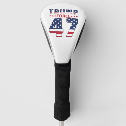 Trump Force 47 Golf Headcover (Vorderseite)
