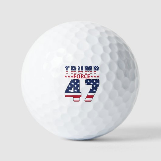 Trump Force 47 Golfball (Vorderseite)