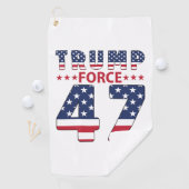 Trump Force 47 Golfhandtuch (Insitu)