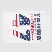 Trump Force 47 Golfhandtuch (Horizontal)